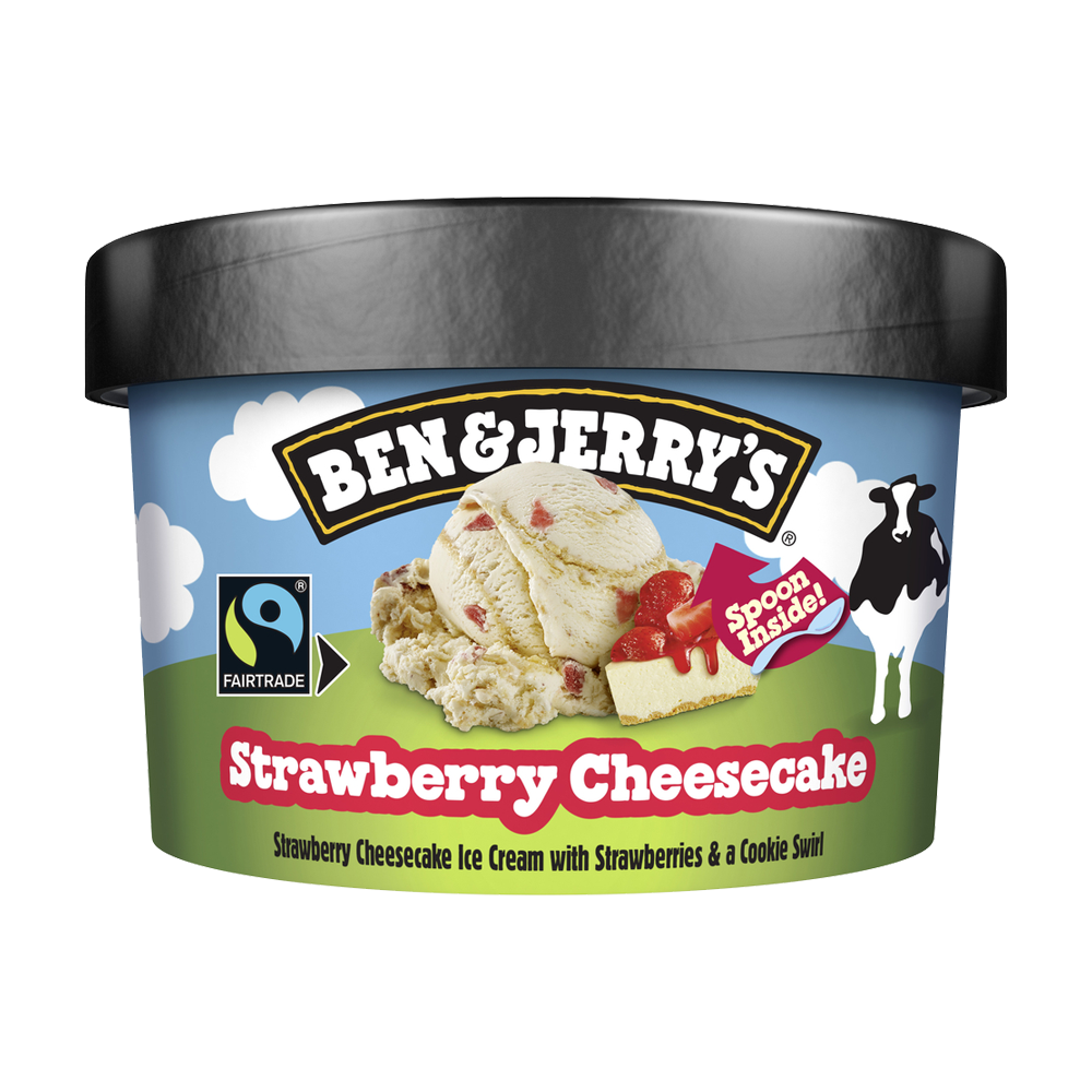 Ben & Jerry's Shorty Strawberry Cheesecake