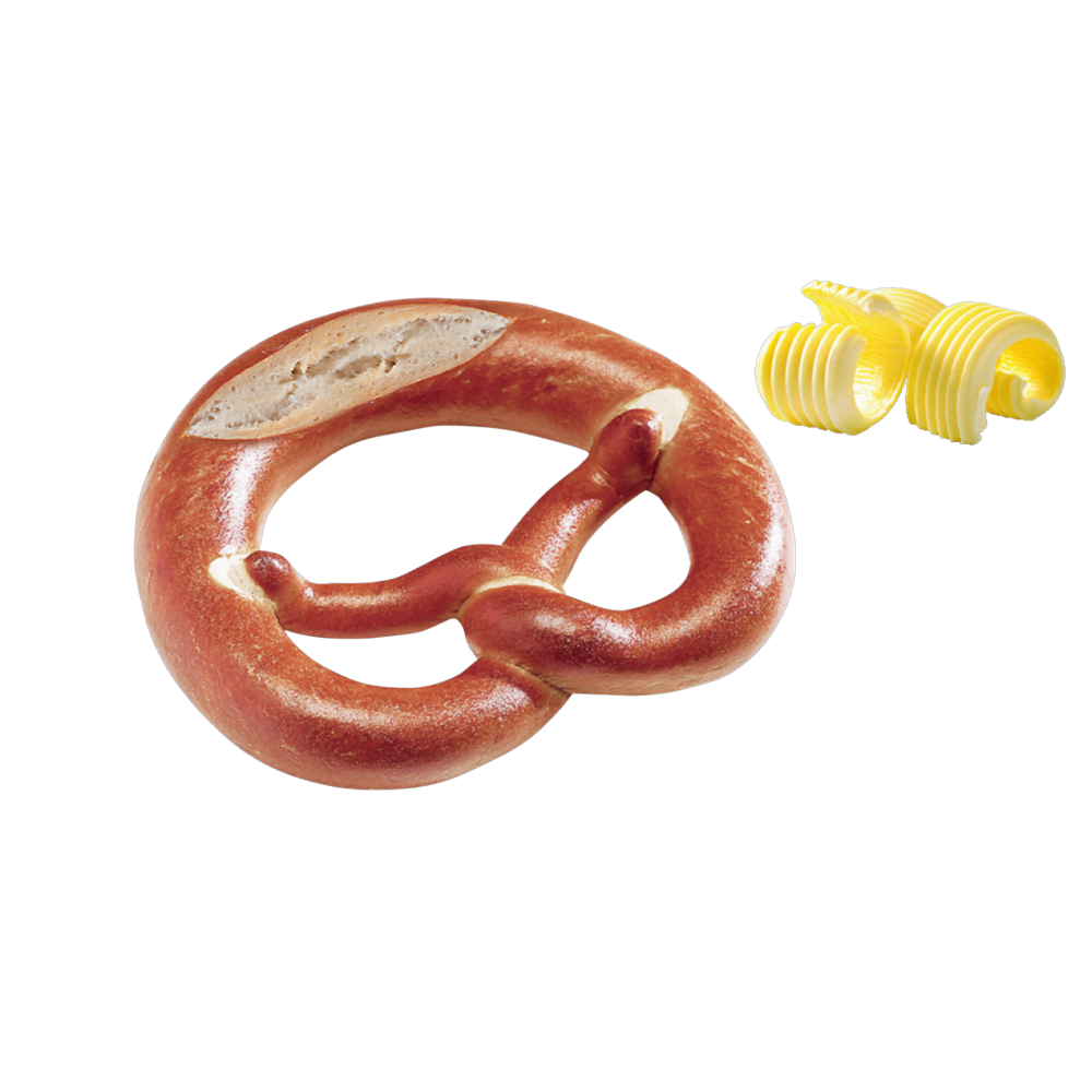 Ditsch Laugenbrezel schwäbische Art mit Butter