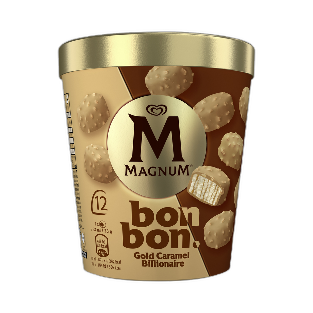 Magnum Bonbon Gold Caramel Billionaire