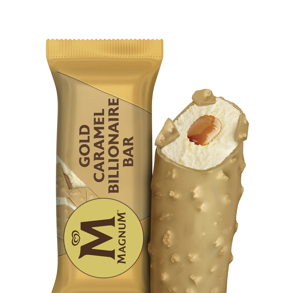 Magnum Golden Caramel Billionaire Riegel